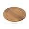 Brown Wood Country Cottage Lazy Susan Cake Stand, 2" x 15" x 15"